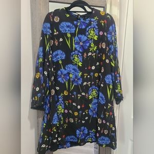 Anthropologie Maeve Lucinda Silk Tunic Dress